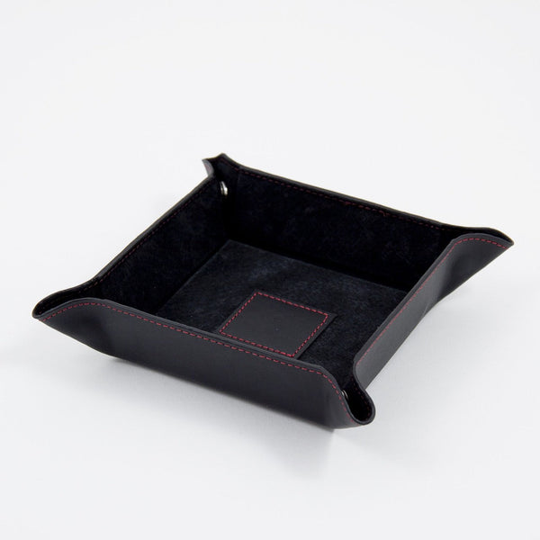 Violet leather snap valet