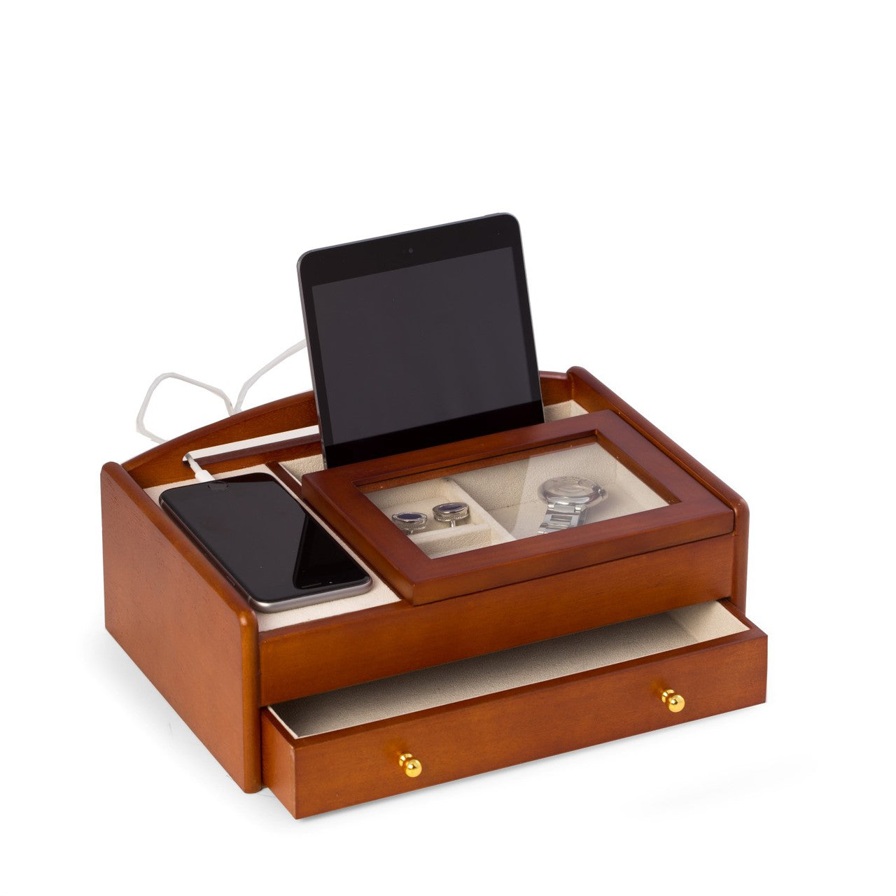 Kilmer Multi-Purpose Valet, Brown