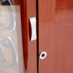Monty Six Watch Winder and Four watch Storage Burlwood Finish