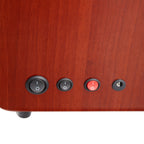 Monty Twelve Watch Winder and Six Watch Storage, Burlwood Finish