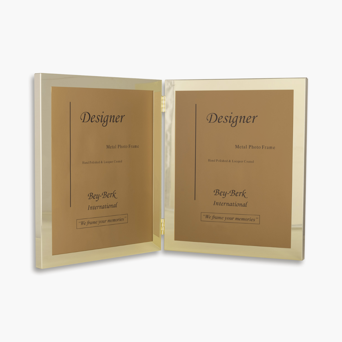 Mason Gold Plated Double 8"x10" Frame
