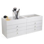 Kelly Multi-Level Jewelry Box, White