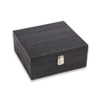Boulevardier Set with Two Whiskey Glasses, 12 whiskey Stones, Cigar Torch, Ashtray and Cutter
