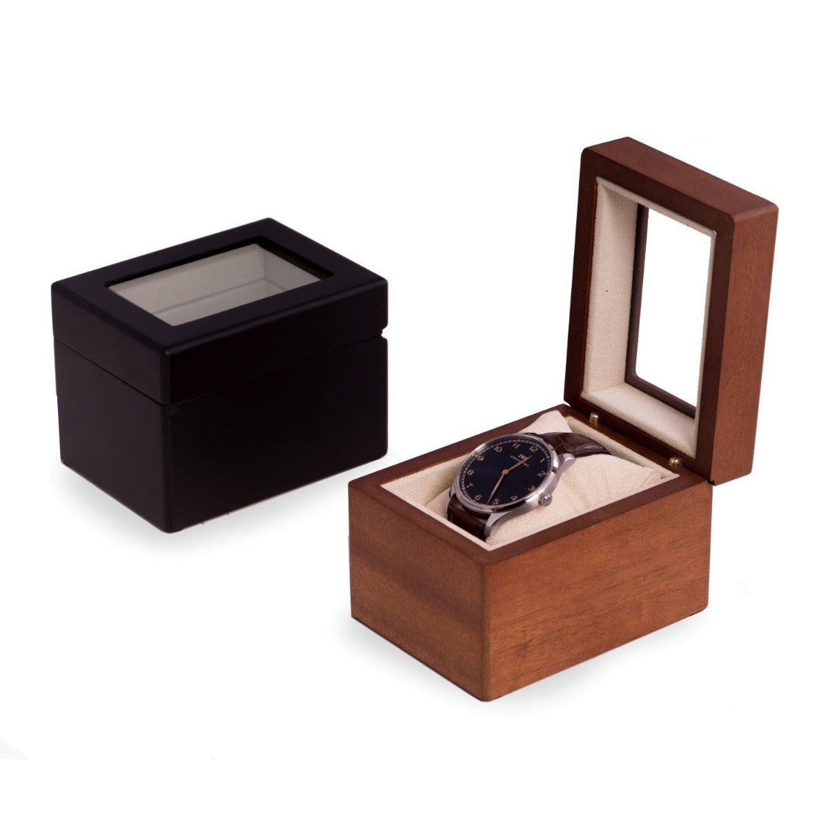 "Viscount" Watch Box- Brown