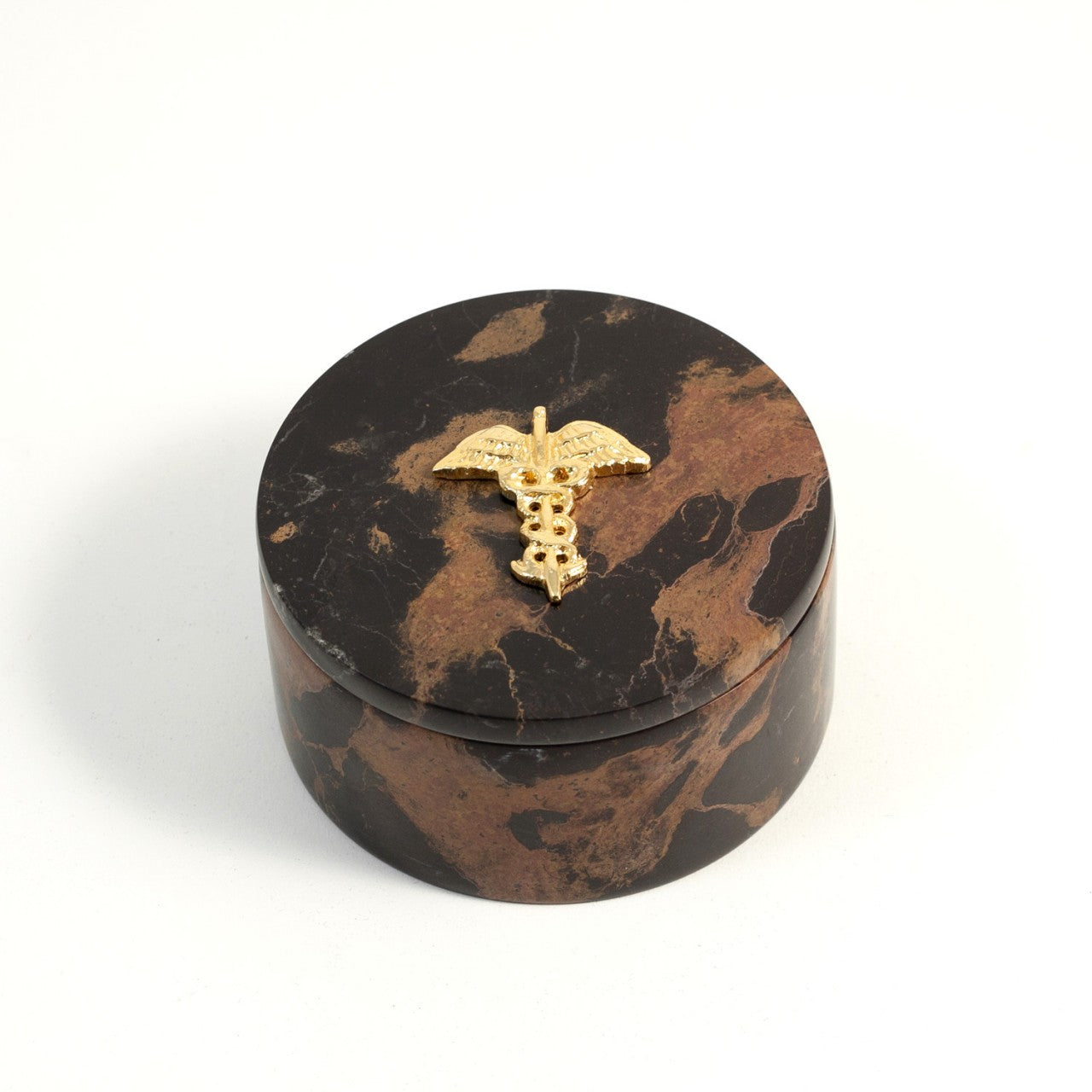 "Apollo" Round Box- Tiger Eye