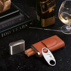 Harrison Brown Leather Cigar Case