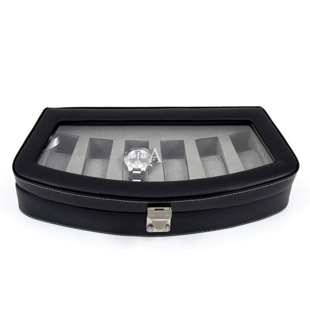 "Baron" Watch Case- Black