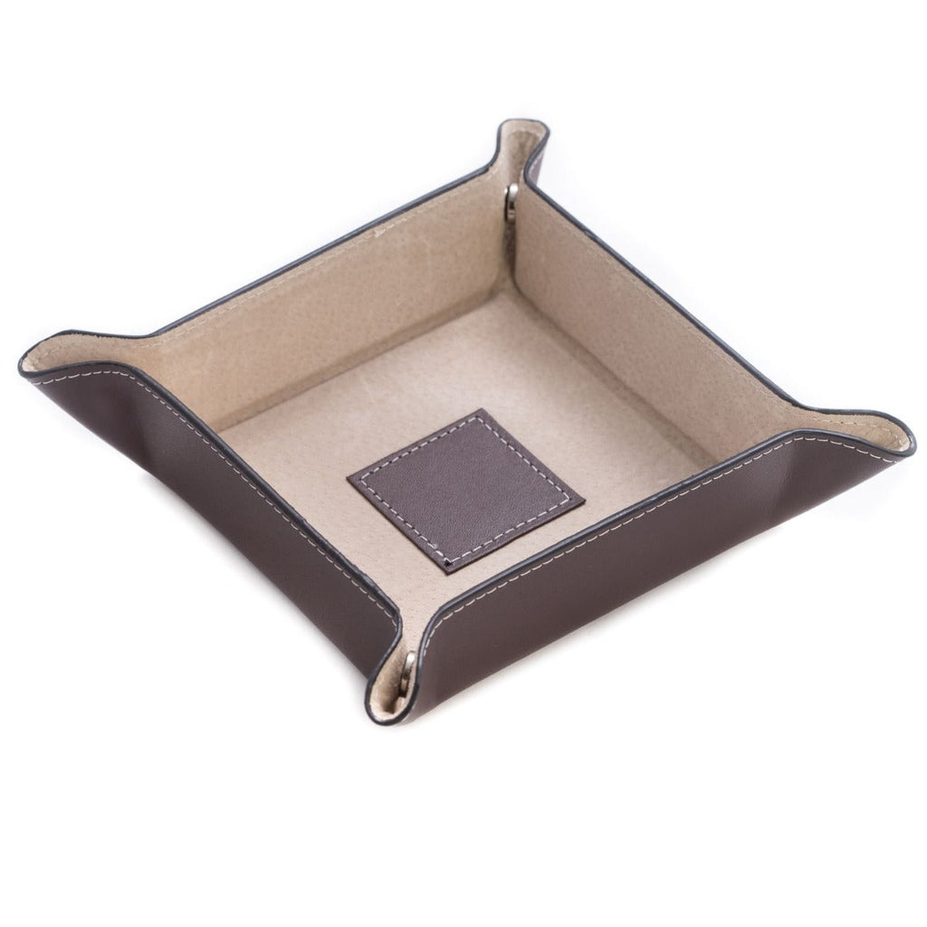Violet leather snap valet