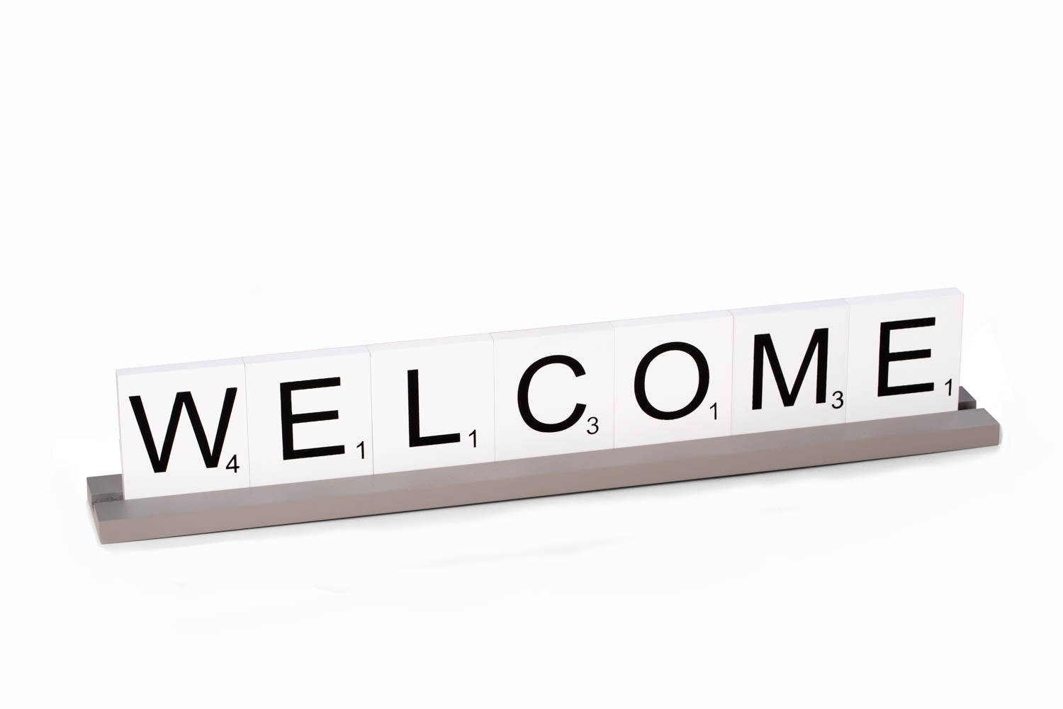 Serenity Welcome Letter Tile Sign