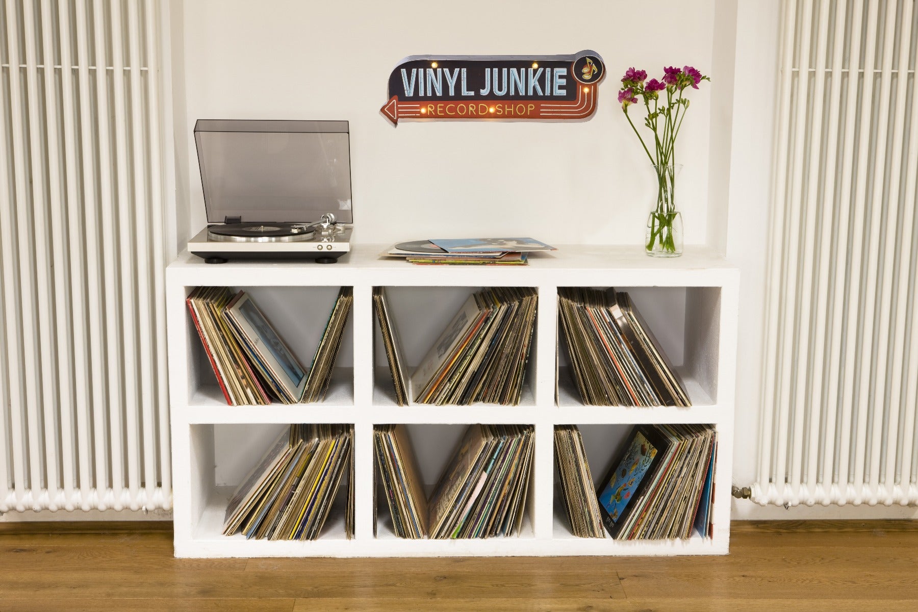 "Vinyl Junkie" Sign