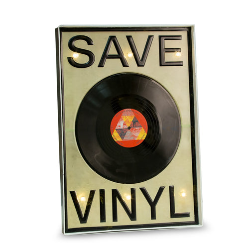 "Save Vinyl" Sign